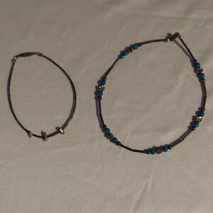 Bracelet And Ankle Bracelet Beaded